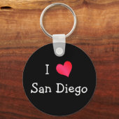 Porte-clés I Love San Diego (Recto)