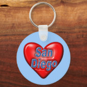 Porte-clés I Love San Diego (Recto)
