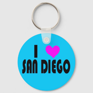 Porte-clés I Love San Diego California USA porte - clé