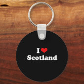 Porte-clés I Love Scotland Tshirt (Recto)