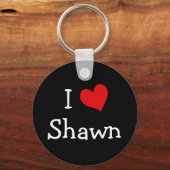 Porte-clés I Love Shawn (Recto)