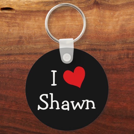 Porte-clés I Love Shawn (Recto)