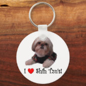 Porte-clés I Love Shih Tzu (Recto)