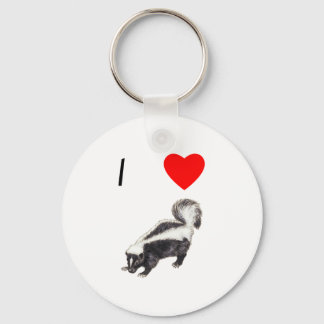 Porte-clés I Love Skunks (2)