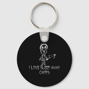 Porte-clés I Love Sleep Away Camps Halloween Costume Word Des