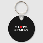 Porte-clés I Love Sparky Matching Girlfriend & Boyfriend (Recto)