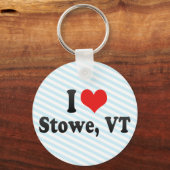 Porte-clés I Love Stowe, VT (Recto)
