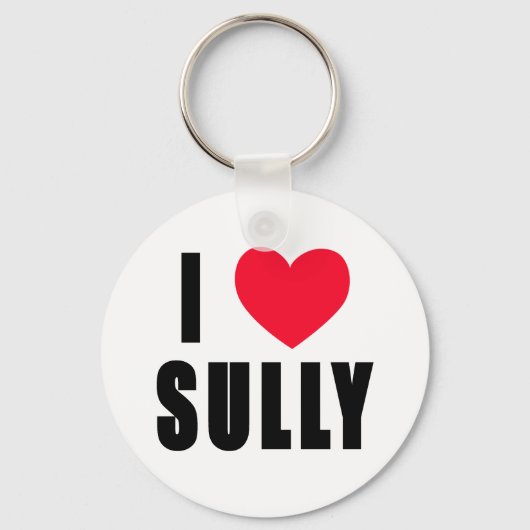 Porte-clés I Love Sully I HEART Sully (Recto)