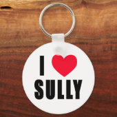 Porte-clés I Love Sully I HEART Sully (Recto)