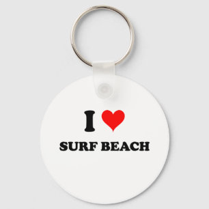 Porte-clés I Love Surf Beach Californie