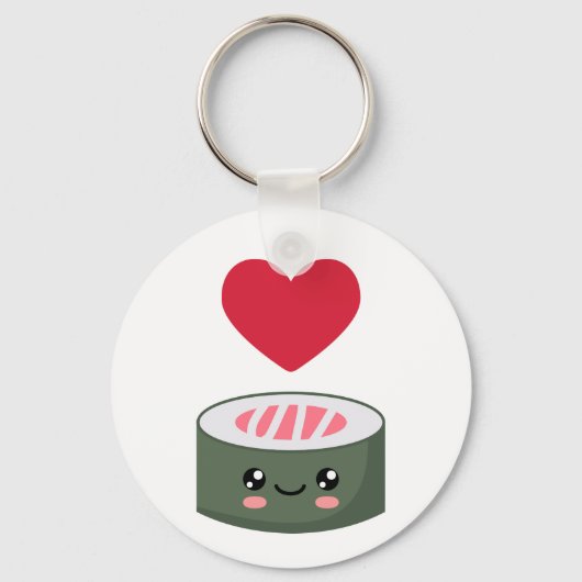 Porte-clés I love Sushi (Recto)