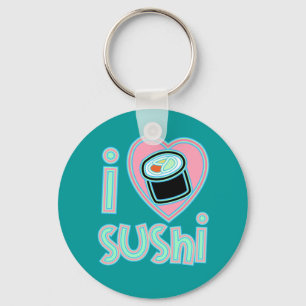 Porte-clés I love Sushi