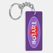 Porte-clés I Love Taylor (Devant gauche)