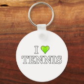 Porte-clés I Love Tennis (Recto)