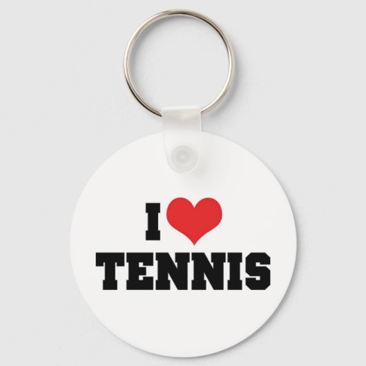 Porte-clés I Love Tennis Porte - clé (Recto)