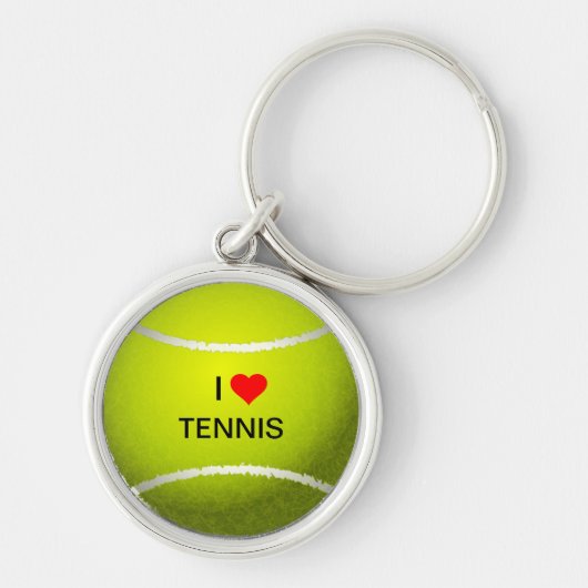 Porte-clés I Love Tennis porte - clé (Devant)