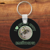 Porte-clés I Love Thai Green Curry ... Thaïlande (Recto)