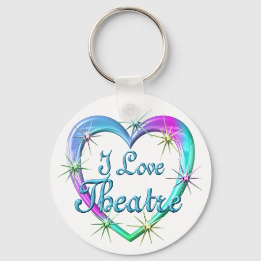 Porte-clés I Love Theatre (Recto)