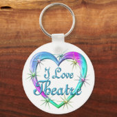 Porte-clés I Love Theatre (Recto)
