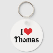 Porte-clés I Love Thomas (Recto)
