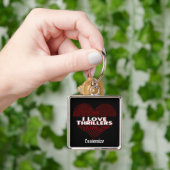 Porte-clés I Love Thrillers Black (main)
