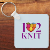 Porte-clés I Love to Knit - Key Ring (Recto)
