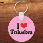 Porte-clés I Love Tokelau (Recto)