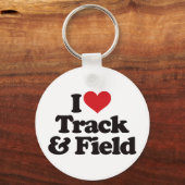 Porte-clés I Love Track and Field (Recto)