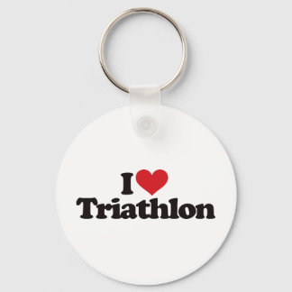 Porte-clés I Love Triathlon