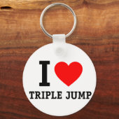 Porte-clés I Love Triple Jump (Recto)