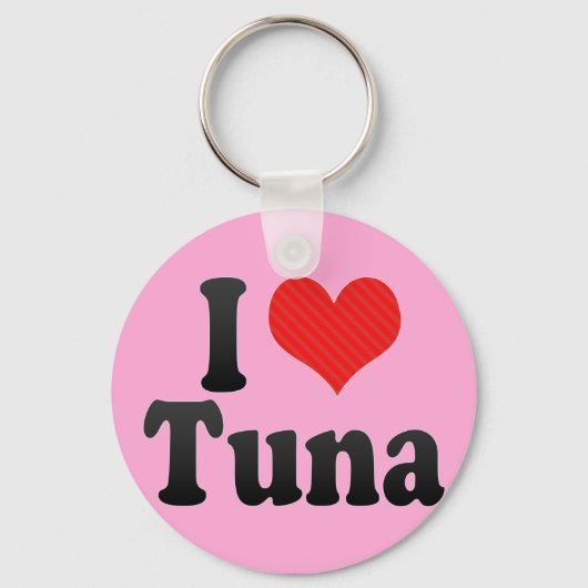 Porte-clés I Love Tuna (Recto)