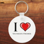 Porte-clés I Love Ultimate Frisbee (Recto)