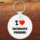 Porte-clés I Love Ultimate Frisbee (Recto)