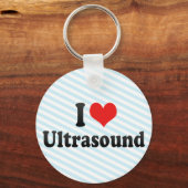 Porte-clés I Love Ultrasound (Recto)