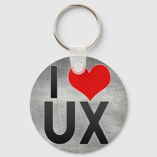 Porte-clés I Love UX (Recto)