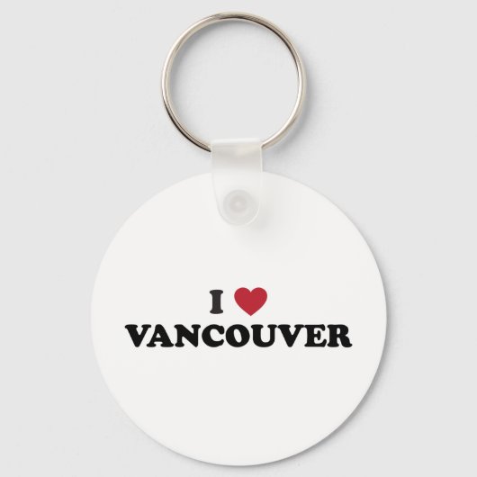 Porte-clés I Love Vancouver Washington (Recto)