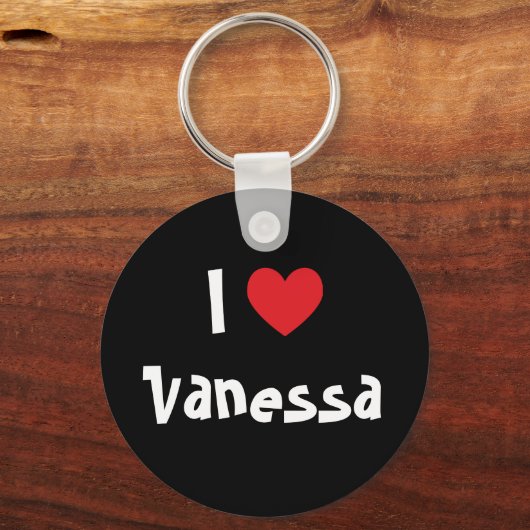 Porte-clés I Love Vanessa (Recto)