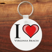 Porte-clés I Love Virginia Beach (Recto)