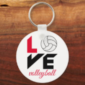 Porte-clés I Love volleyball (Recto)