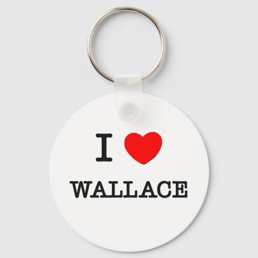 Porte-clés I Love Wallace (Recto)