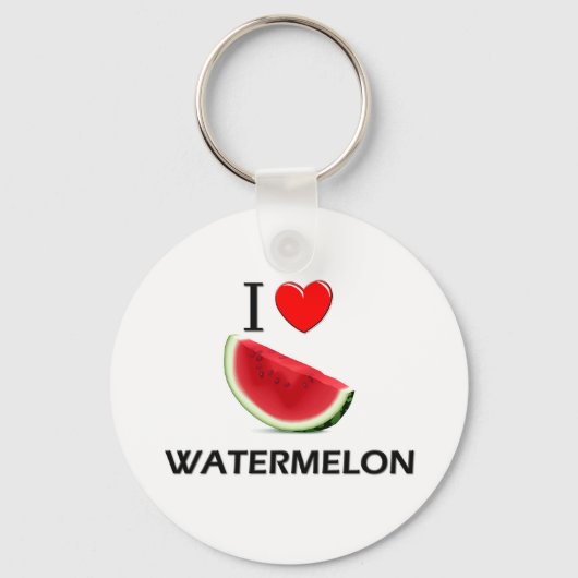 Porte-clés I Love Watermelon (Recto)