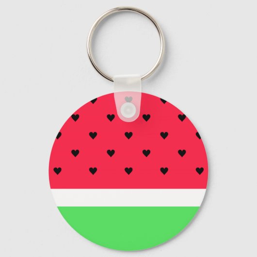 Porte-clés I Love Watermelon (Recto)