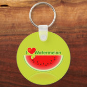 Porte-clés I Love Watermelon Porte - clé (Recto)