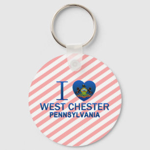 Porte-clés I Love West Chester, PA