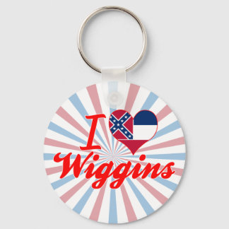 Porte-clés I Love Wiggins, Mississippi