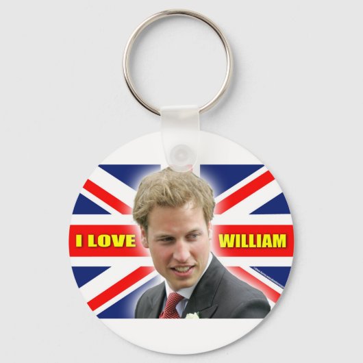 Porte-clés I Love William (Recto)