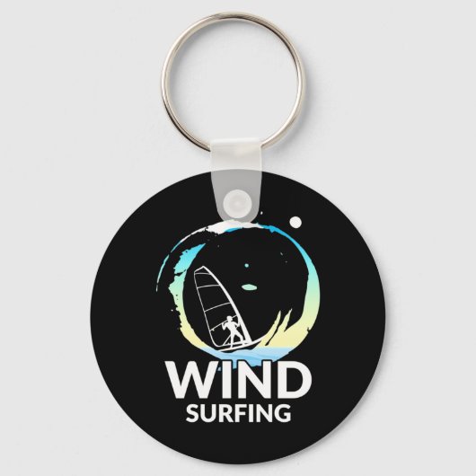Porte-clés I Love Windsurf (Recto)