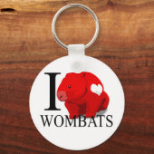 Porte-clés I Love Wombats Porte - clés (Recto)