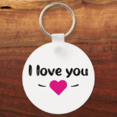 Porte-clés I love you (Recto)