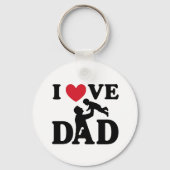 Porte-clés i love you dad (Recto)